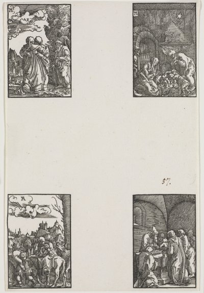 人类的堕落与救赎 作者 阿尔布雷希特·阿尔特多夫（Albrecht Altdorfer）