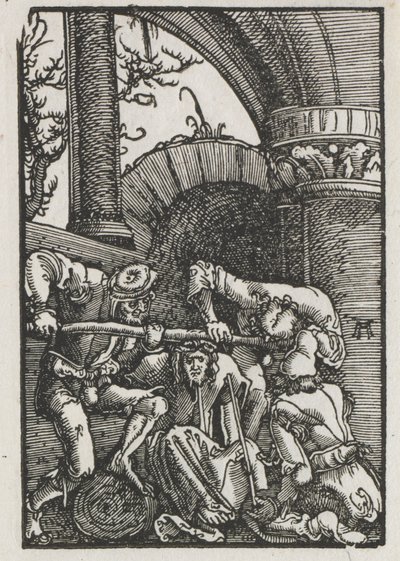 人的堕落与救赎：基督被荆棘加冕，c。 1515。 作者 阿尔布雷希特·阿尔特多夫（Albrecht Altdorfer）