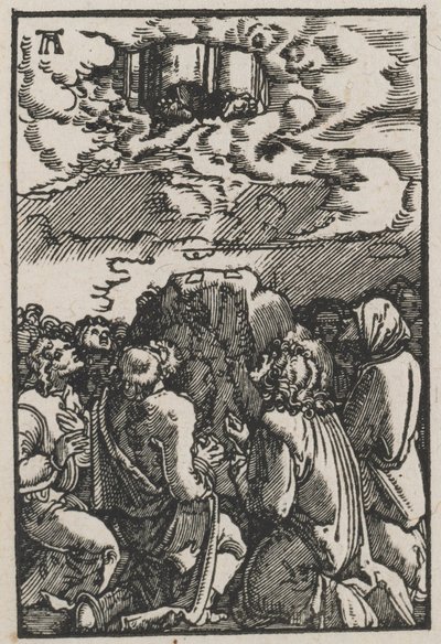 人的堕落与救赎：提升，c。 1515。 作者 阿尔布雷希特·阿尔特多夫（Albrecht Altdorfer）