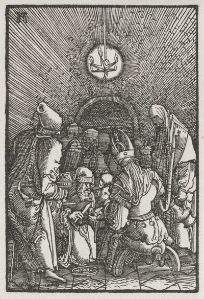 人的堕落与救赎：割礼，c。 1515。 作者 阿尔布雷希特·阿尔特多夫（Albrecht Altdorfer）