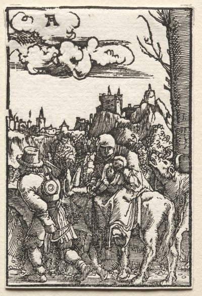 人类的堕落和救赎。逃往埃及》，约1515年。 作者 阿尔布雷希特·阿尔特多夫（Albrecht Altdorfer）
