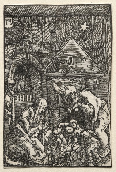 人的堕落与救赎：耶稣降生c。 1515。 作者 阿尔布雷希特·阿尔特多夫（Albrecht Altdorfer）