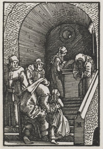 人的堕落与救赎：圣殿中圣母的显现，1515年。 作者 阿尔布雷希特·阿尔特多夫（Albrecht Altdorfer）