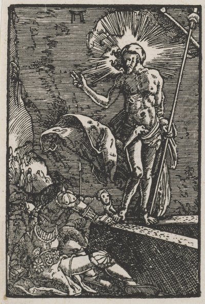 人类的堕落与救赎  复活 作者 阿尔布雷希特·阿尔特多夫（Albrecht Altdorfer）