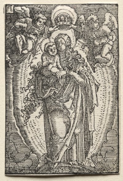 人类的堕落与救赎  作为天后的圣母 作者 阿尔布雷希特·阿尔特多夫（Albrecht Altdorfer）