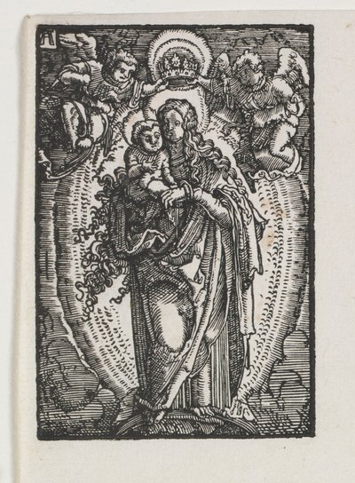 人类的堕落与救赎  作为天后的圣母 作者 阿尔布雷希特·阿尔特多夫（Albrecht Altdorfer）
