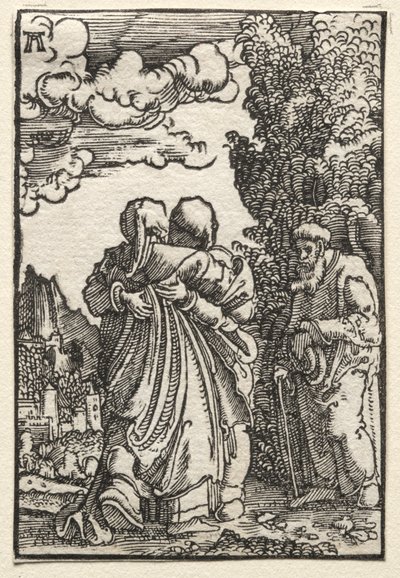 人类的堕落与救赎  探访 作者 阿尔布雷希特·阿尔特多夫（Albrecht Altdorfer）