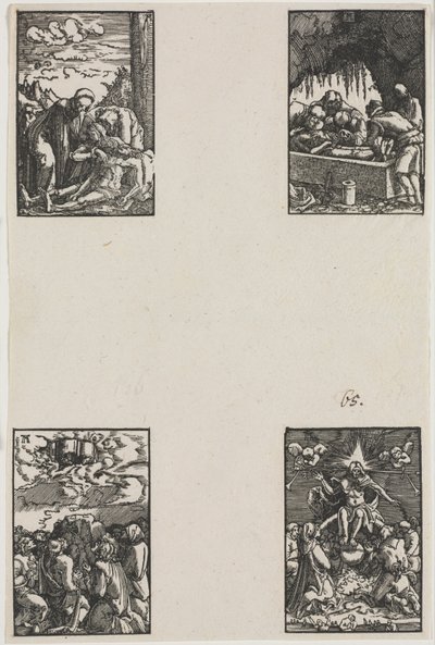 人的堕落与救赎，c。 1515。 作者 阿尔布雷希特·阿尔特多夫（Albrecht Altdorfer）