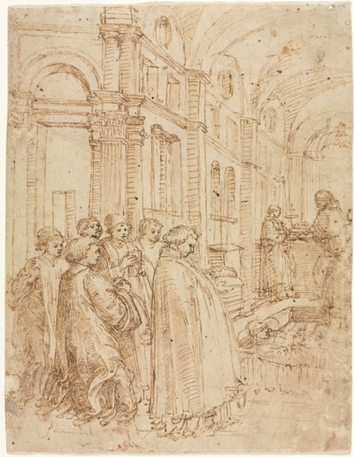 圣斯蒂芬的葬礼 作者 阿尔布雷希特·阿尔特多夫（Albrecht Altdorfer）