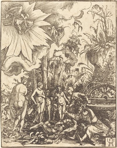 巴黎的审判》（The Judgment of Paris 作者 阿尔布雷希特·阿尔特多夫（Albrecht Altdorfer）