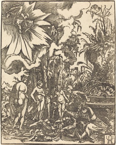 巴黎的审判》（The Judgment of Paris 作者 阿尔布雷希特·阿尔特多夫（Albrecht Altdorfer）