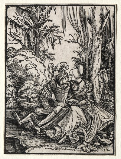 恋人们 作者 阿尔布雷希特·阿尔特多夫（Albrecht Altdorfer）