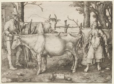 挤奶女工 作者 阿尔布雷希特·阿尔特多夫（Albrecht Altdorfer）
