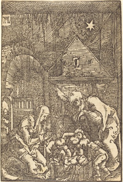 耶稣诞生 作者 阿尔布雷希特·阿尔特多夫（Albrecht Altdorfer）