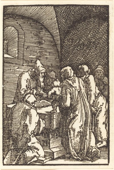 基督在圣殿的呈现 作者 阿尔布雷希特·阿尔特多夫（Albrecht Altdorfer）