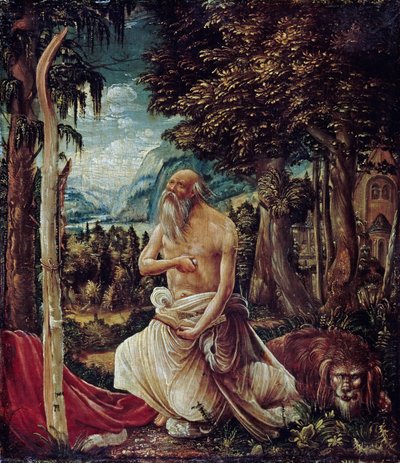悔改的圣杰罗姆，1507年 作者 阿尔布雷希特·阿尔特多夫（Albrecht Altdorfer）