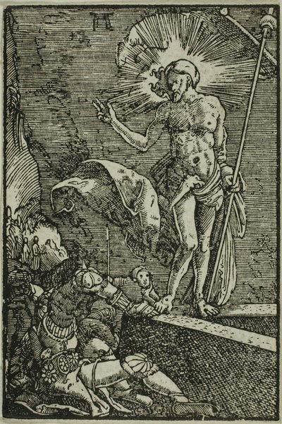复活，选自《人类的堕落与救赎 作者 阿尔布雷希特·阿尔特多夫（Albrecht Altdorfer）