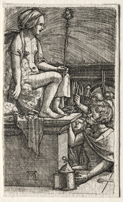 罗马女妓或维吉尔的复仇，1520-1526年。 作者 阿尔布雷希特·阿尔特多夫（Albrecht Altdorfer）