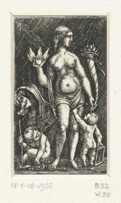 维纳斯与双鲤鱼 作者 阿尔布雷希特·阿尔特多夫（Albrecht Altdorfer）