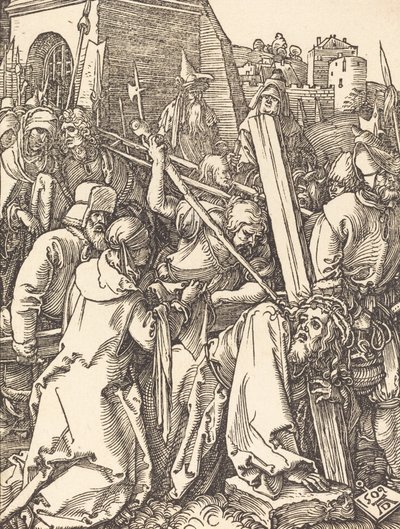 基督背着十字架，1509年。 作者 阿尔布雷希特丢勒