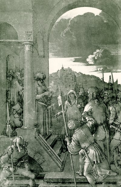 彼拉多面前的基督 作者 Albrecht Dürer