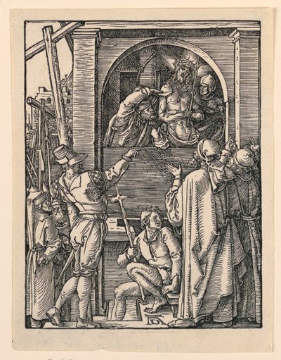 人前的基督》（Ecce Homo），选自《小受难系列 作者 阿尔布雷希特丢勒