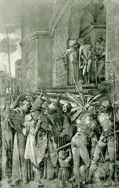 基督向人们显明 作者 Albrecht Dürer