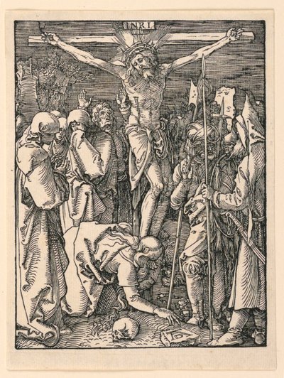 十字架上的基督》（The Crucifixion），选自《小受难系列 作者 阿尔布雷希特丢勒
