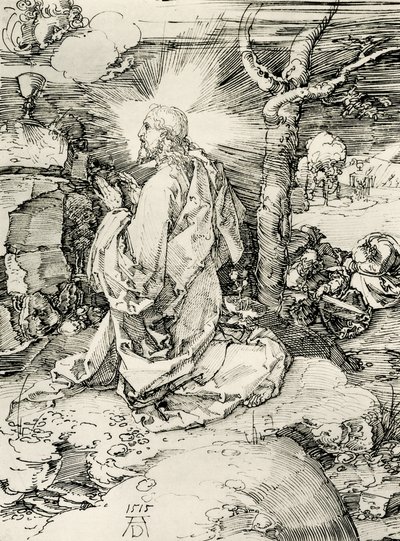 基督在橄榄山上 作者 Albrecht Dürer