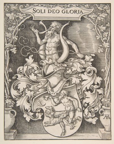 Johann Tscherte的纹章，未注明。 作者 阿尔布雷希特丢勒