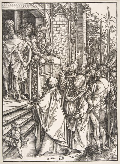 Ecce Homo，选自《大激情》系列。 1498-99。 作者 阿尔布雷希特丢勒
