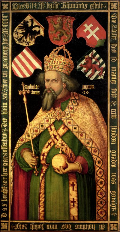 皇帝西吉斯蒙德，神圣罗马帝国皇帝，匈牙利国王和波希米亚（1368-1437），c.1600 作者 阿尔布雷希特丢勒