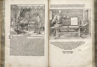 1528年关于人类比例的四本书插图 作者 阿尔布雷希特丢勒