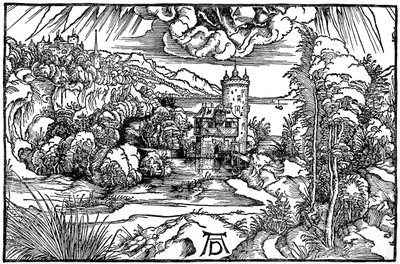 风景，1498，1936 作者 阿尔布雷希特丢勒