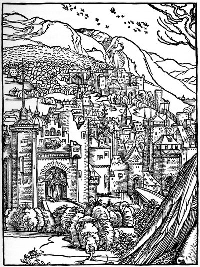 风景，1498，1936 作者 阿尔布雷希特丢勒