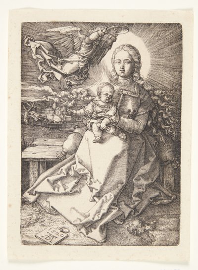 天使为圣母加冕 作者 Albrecht Dürer