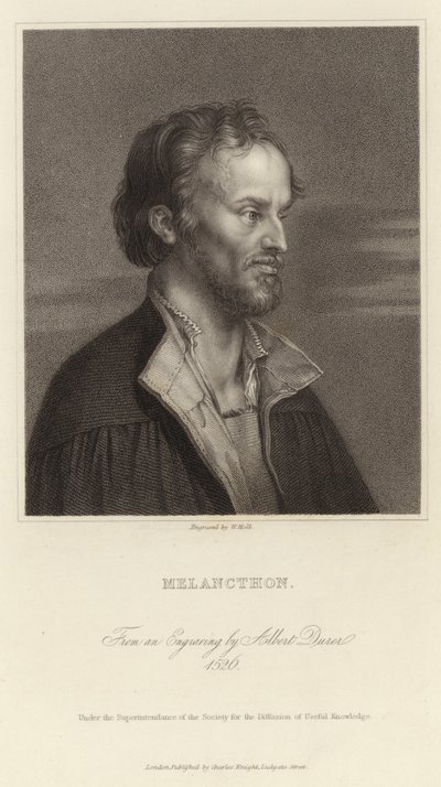 Melancthon  - 德国改革家兼马丁路德的合作者（1497 1560） 作者 阿尔布雷希特丢勒