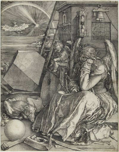 Melencolia I，1514年。 作者 阿尔布雷希特丢勒