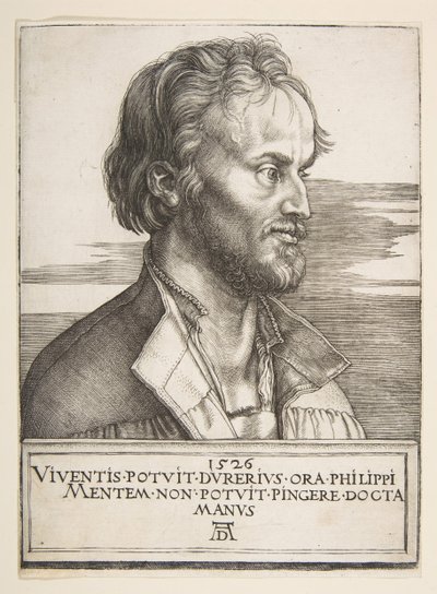 Philip Melanchthon，1526年。 作者 阿尔布雷希特丢勒