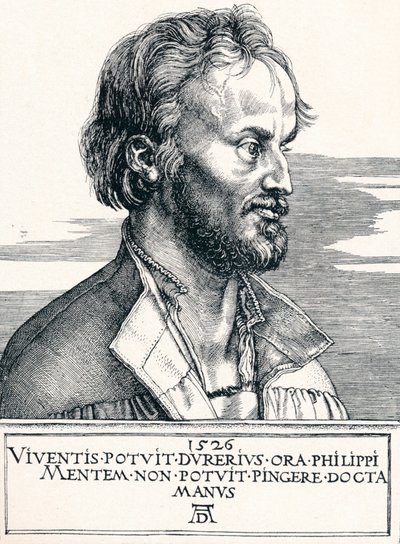 Philipp Melanchthon，1526年，1906年。 作者 阿尔布雷希特丢勒