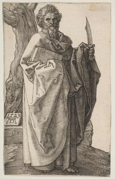 圣巴托洛缪，1523年。 作者 阿尔布雷希特丢勒