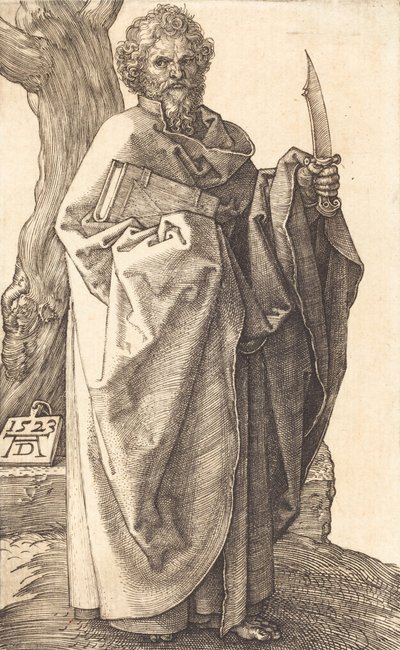 圣巴托洛缪，1523年。 作者 阿尔布雷希特丢勒