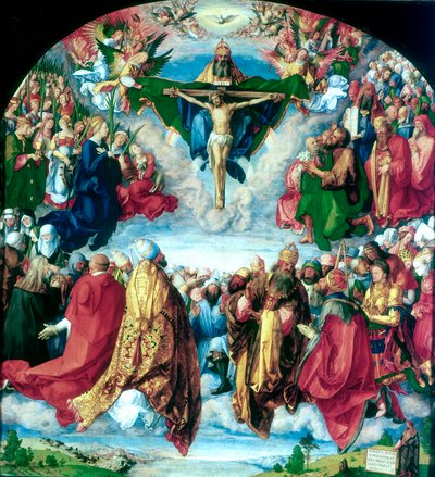 三位一体的崇拜The Landauer Altarpiece，1511 作者 阿尔布雷希特丢勒