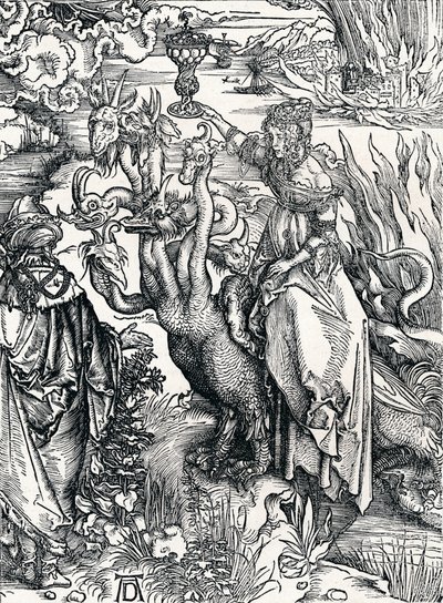 巴比伦妓女，1498年，1906年 作者 阿尔布雷希特丢勒