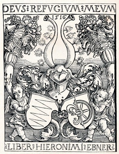 杰罗姆·埃伯纳（Jerome Ebner）的书本，1516年，1906年 作者 阿尔布雷希特丢勒
