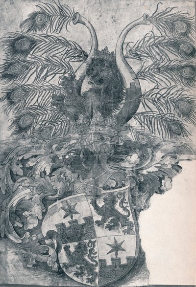 威廉和沃尔夫冈·罗根多夫的徽章，1520年，1906年 作者 阿尔布雷希特丢勒