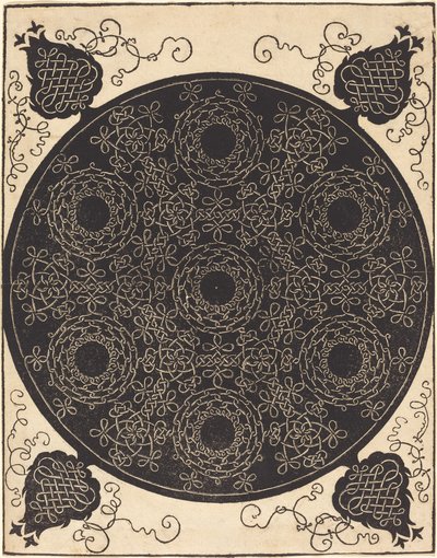 第四个结（由七个黑色圆心的环形结组成） 作者 阿尔布雷希特丢勒