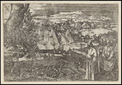 大炮风景，1518年 作者 阿尔布雷希特丢勒