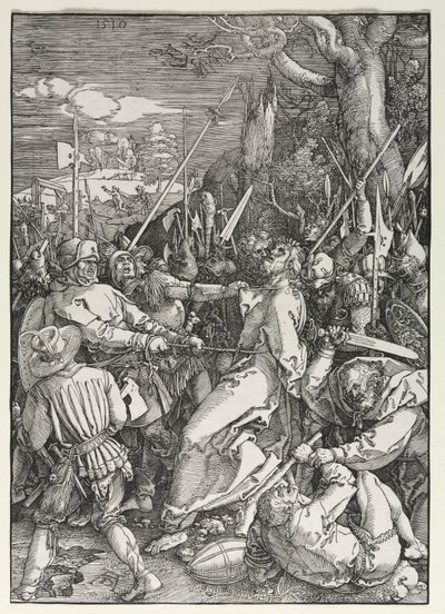 大热情：基督的背叛，1510年。 作者 阿尔布雷希特丢勒