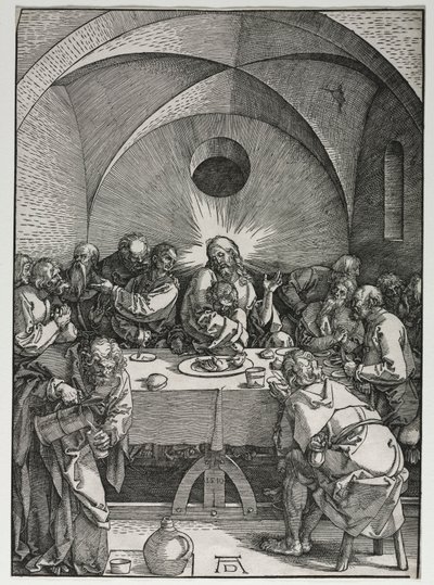 大热情：最后的晚餐，1510年。 作者 阿尔布雷希特丢勒